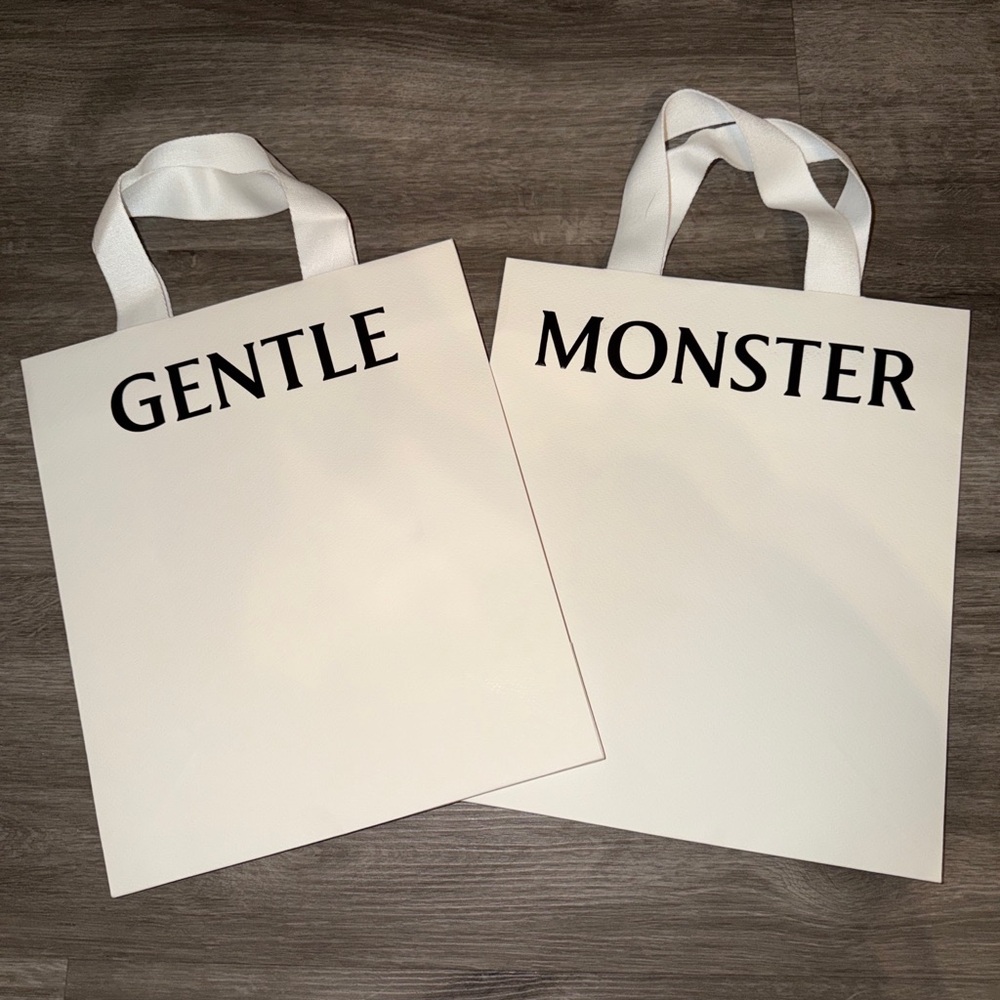 GENTLE MONSTER reusable shopping bags